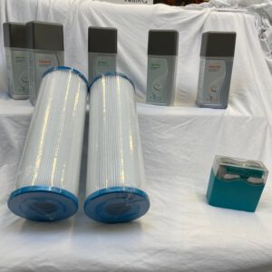 Starterset SwimSpa - Chlor mit 2 Filtern