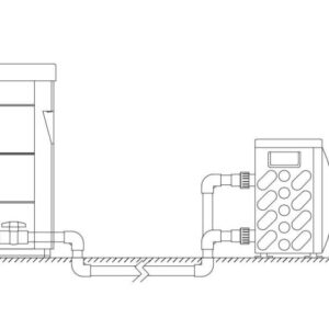 Wärmepumpen Anschluss-Set 20m für Gecko Wärmepumpe